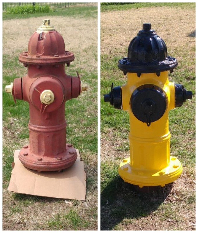 before and after hydrant